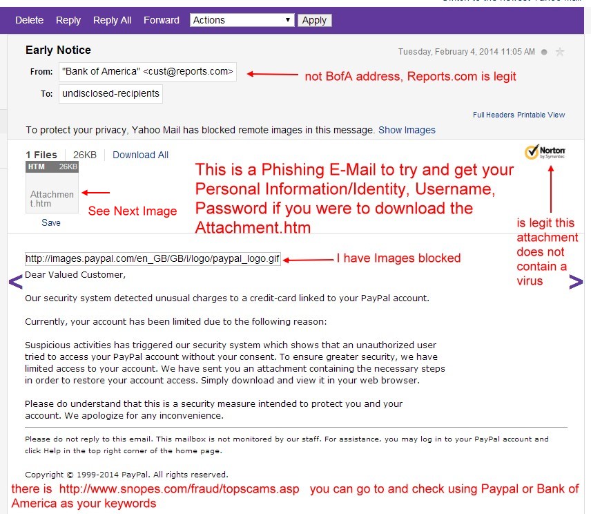 Phishing E-Mail 2